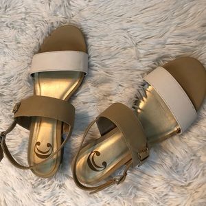 Charming Charlie Two Tone Sandals